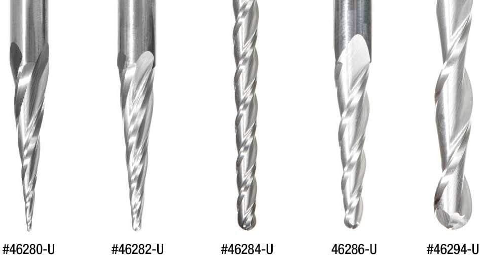 CNC 2D & 3D Carving Tapered Angle Ball Tip W8145