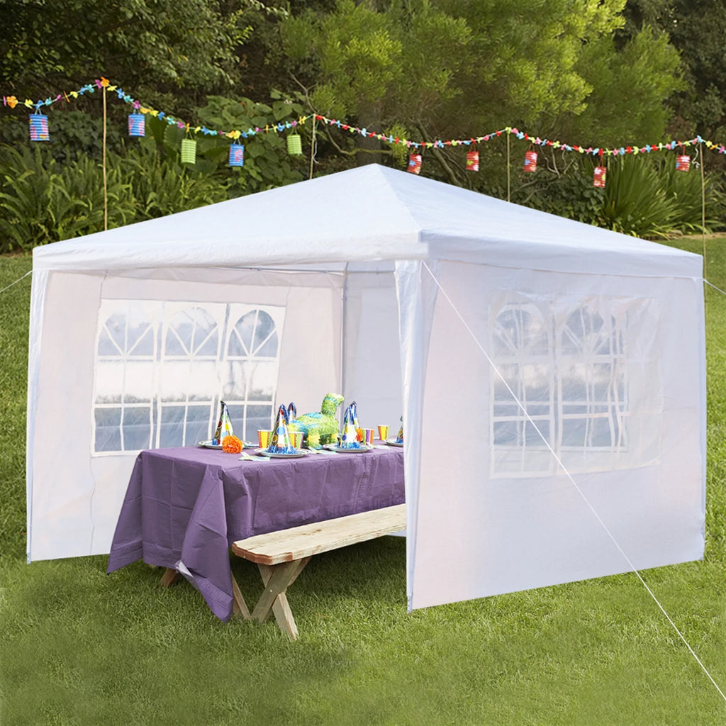 3 x 3m White Waterproof Tent M308182