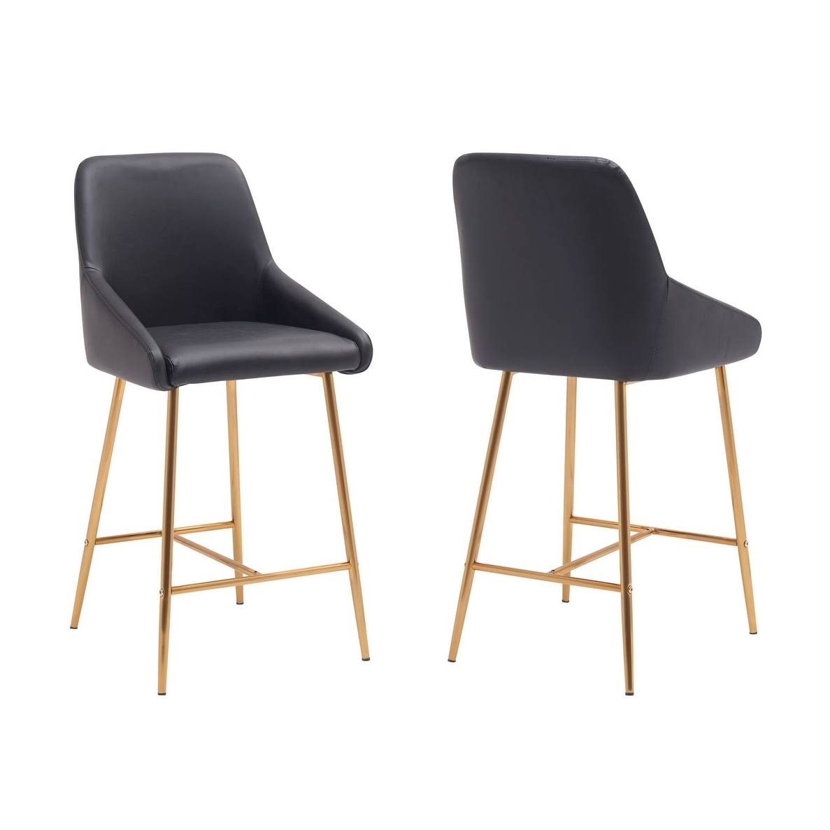 Black Counter Stool Set of 2 J8336