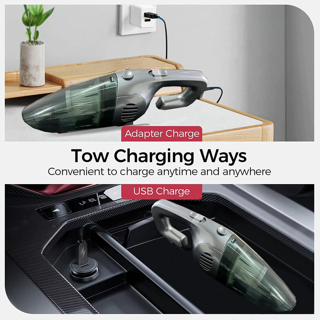 Hand Held Vacuum, 2200mAh Lightweight Cordless Vacuum Cleaner, Grey L7894