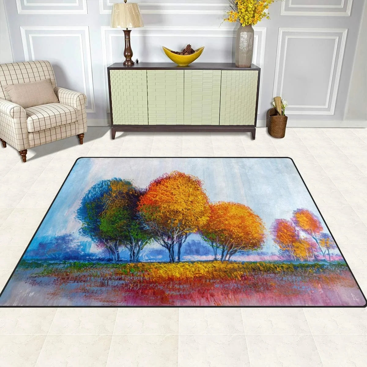 Area Rug Pad Floor Mat 5'3" x 4' (63 x 48 inch) B320
