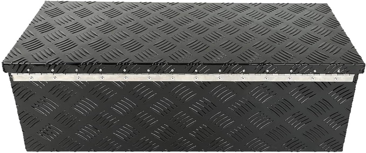 Black Aluminum Pick Up Truck Bed Tool Box with Lock Keys C31607