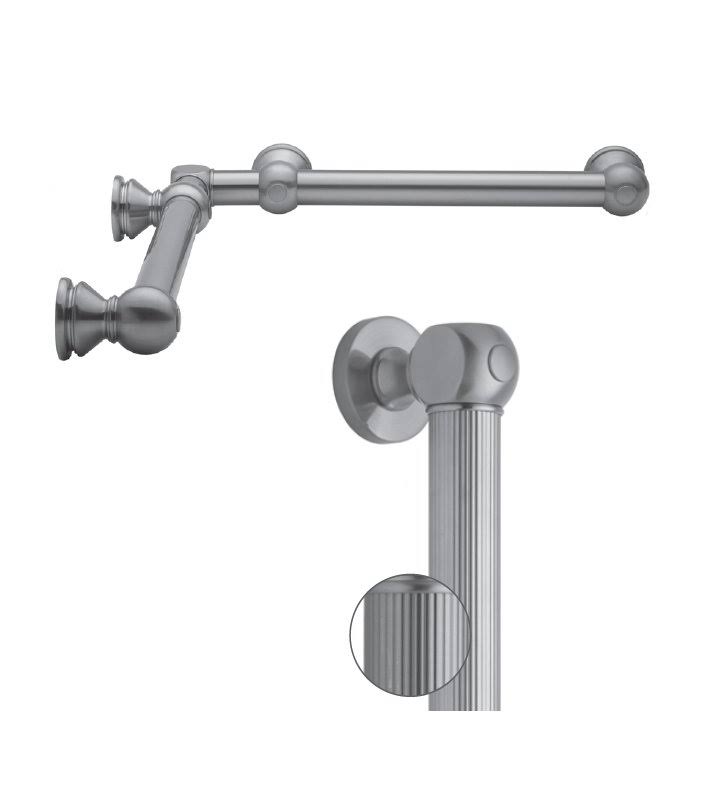 Brass Inside Corner Grab Bar 1-1/4 inch Diameter Q25670