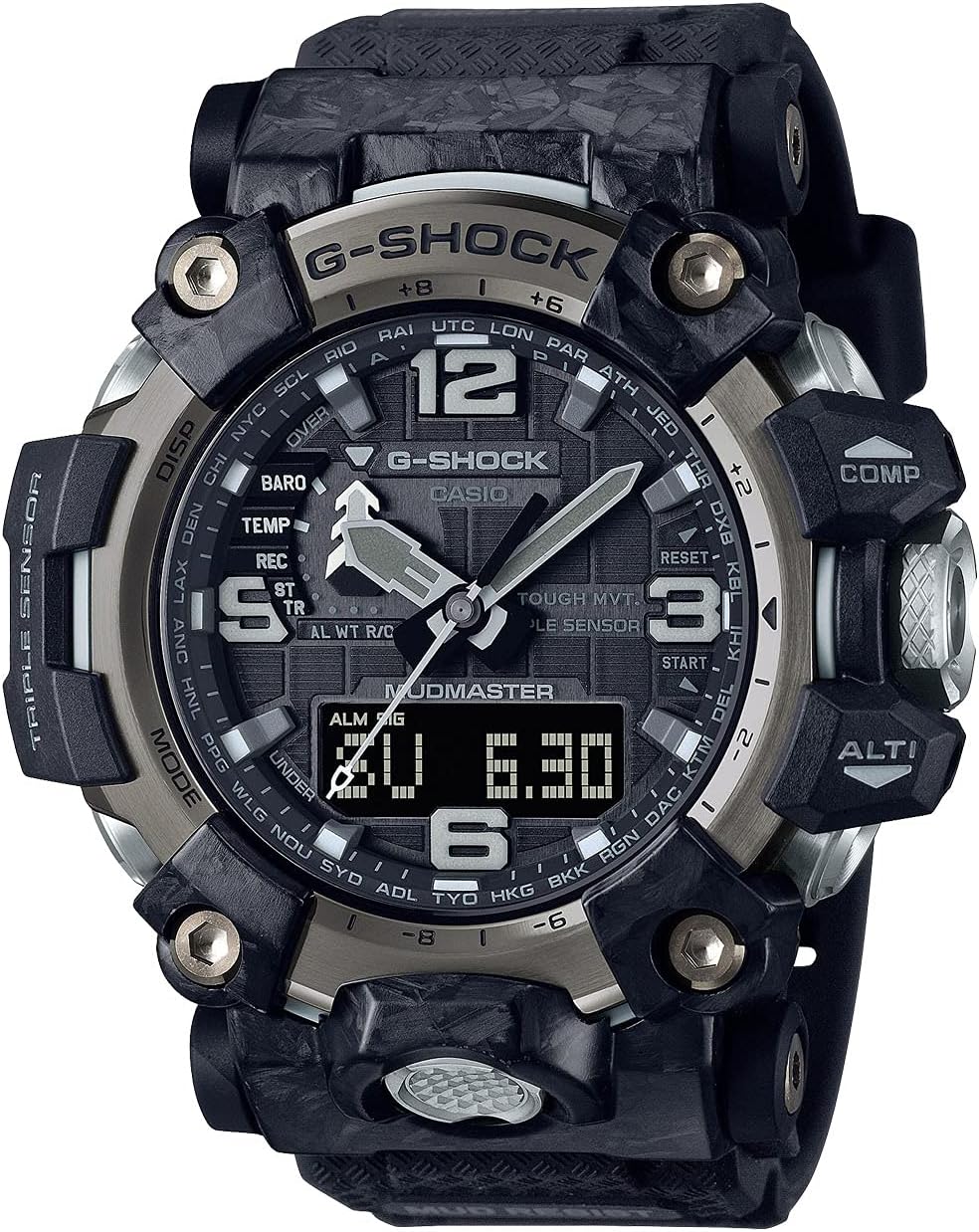 G-Shock Carbon MUDMASTER Radio Solar Triple Sensor Watch T398