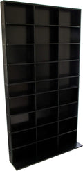 Black Media Storage Tower Cabinet K54130