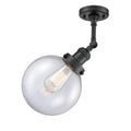 Matte Black LED Semi-Flush Mount Light K587