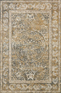 Beige Grey 6'7 x 9'2 Rug V8528