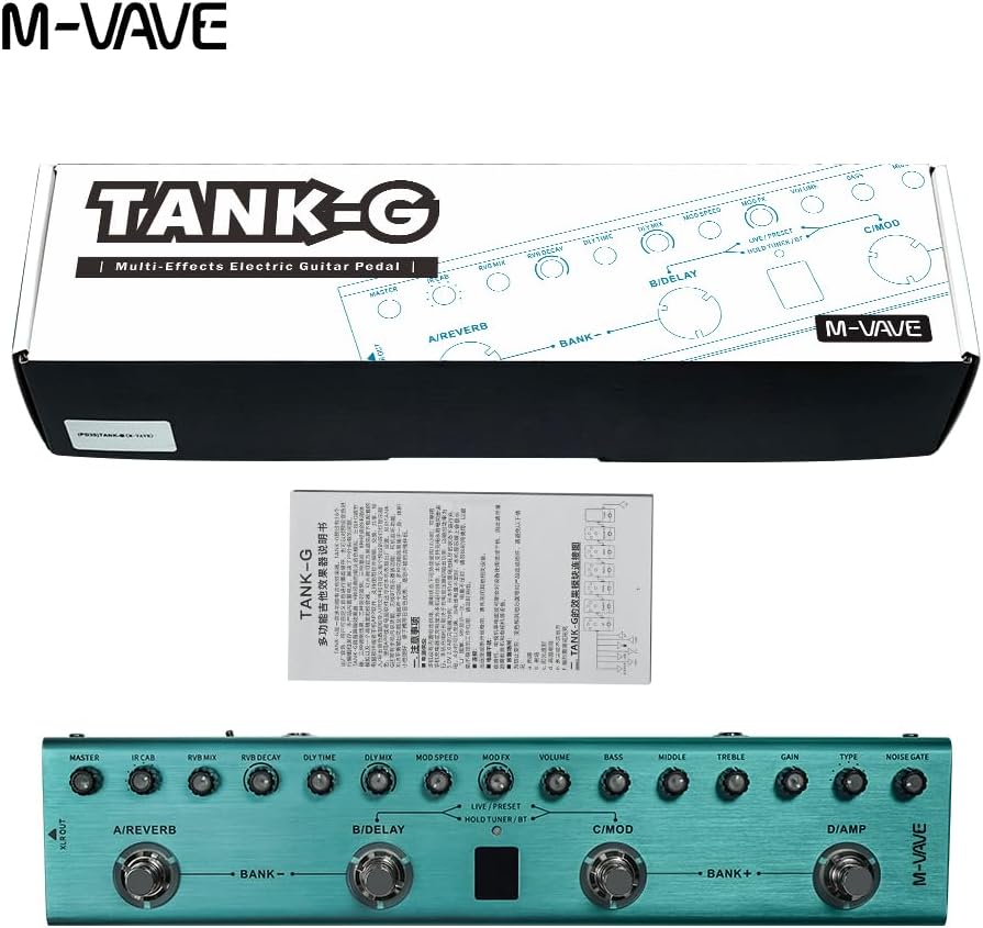 Multi Effects Guitar Pedal with 36 Editable Presets R947