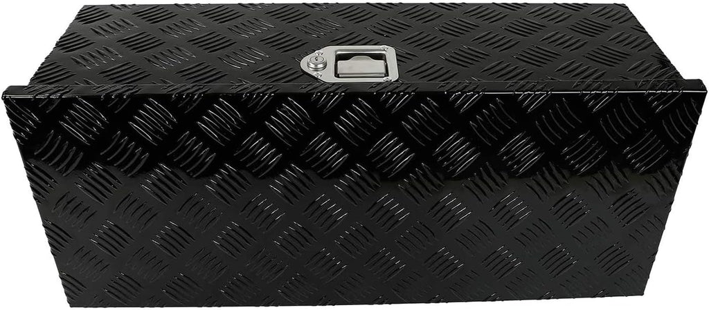 Black Aluminum Pick Up Truck Bed Tool Box with Lock Keys C31607