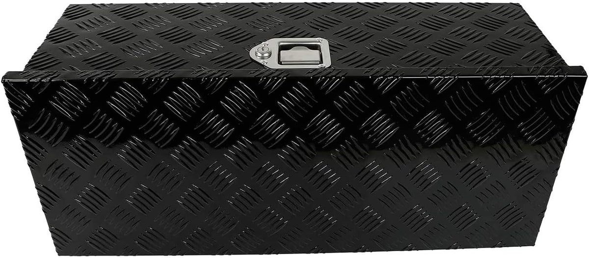 Black Aluminum Pick Up Truck Bed Tool Box with Lock Keys C31607