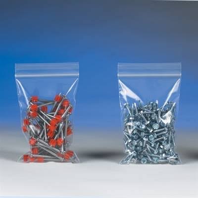 5 x 20 in. 4 Mil Reclosable Poly Bags U747196
