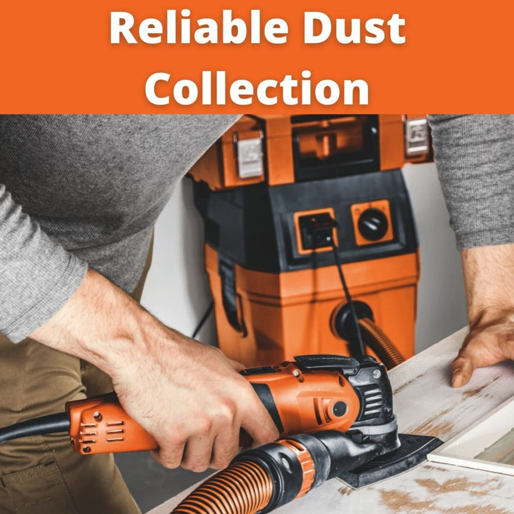 Turbo II Wet/Dry Dust Extractor Vacuum Cleaner, 151 CFM Suction Capacity, 98 PSI Static Water Lift I5012