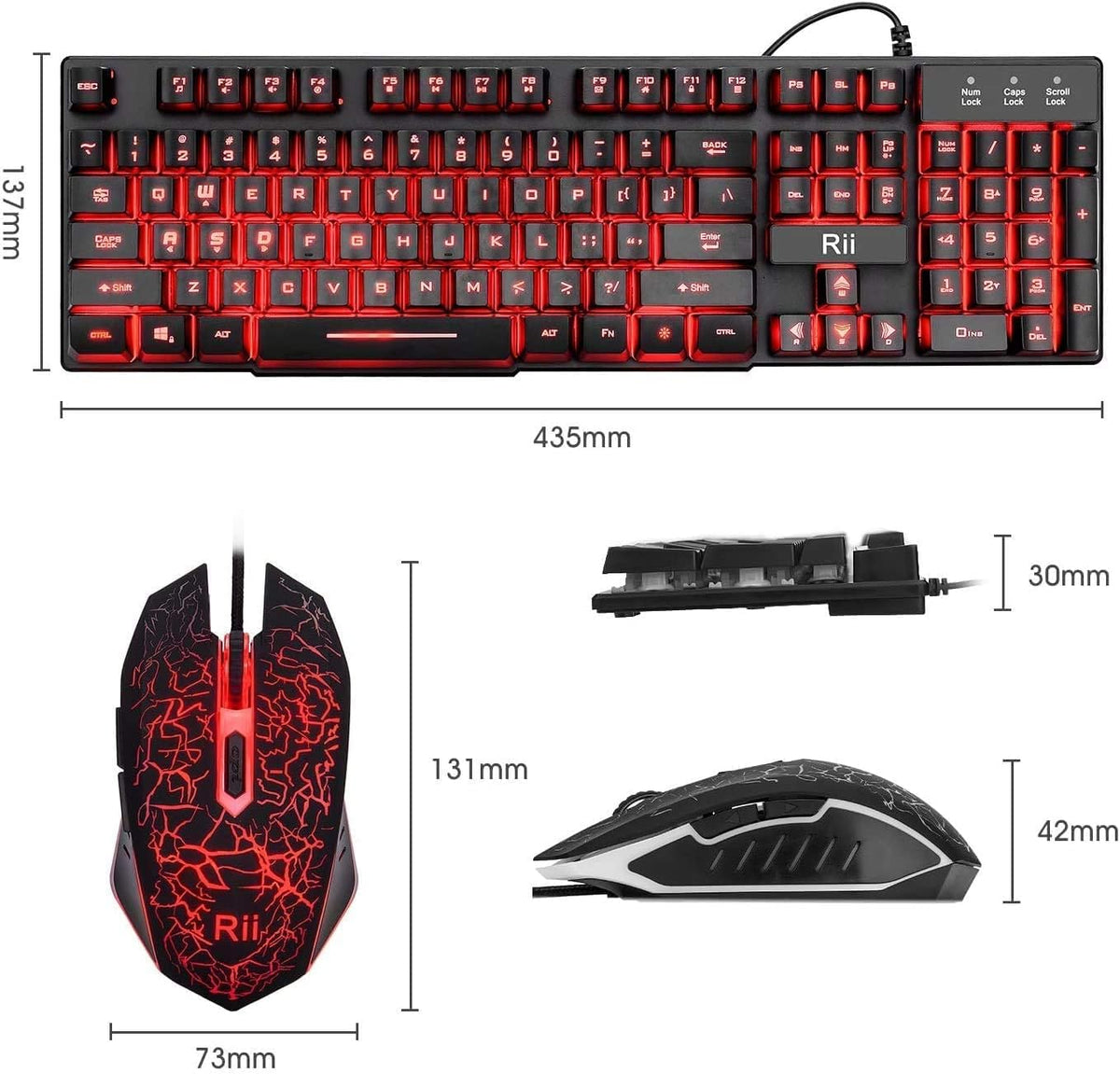 Gaming Keyboard and Mouse Set G509