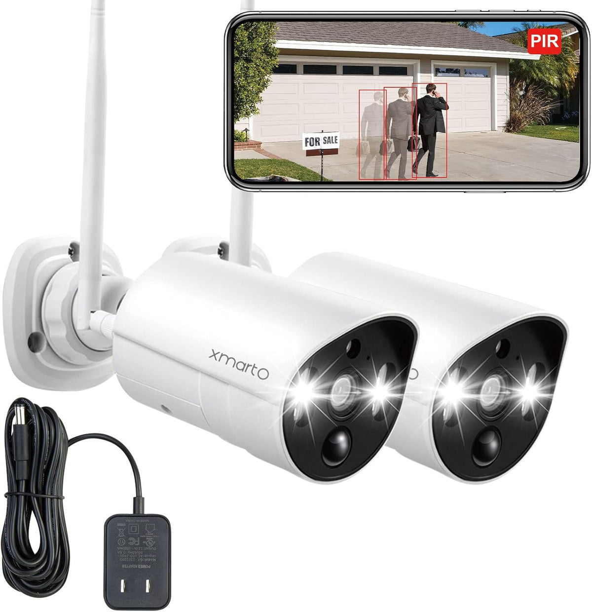 2K HD Wireless Security Camera System with 1TB HDD I8200