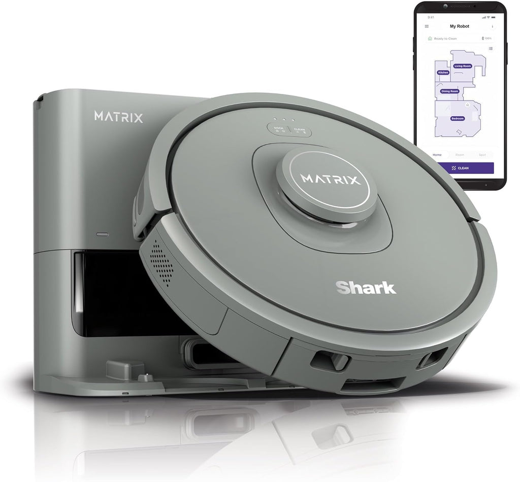 Black/Grey Self-Empty Robot Vacuum N837991