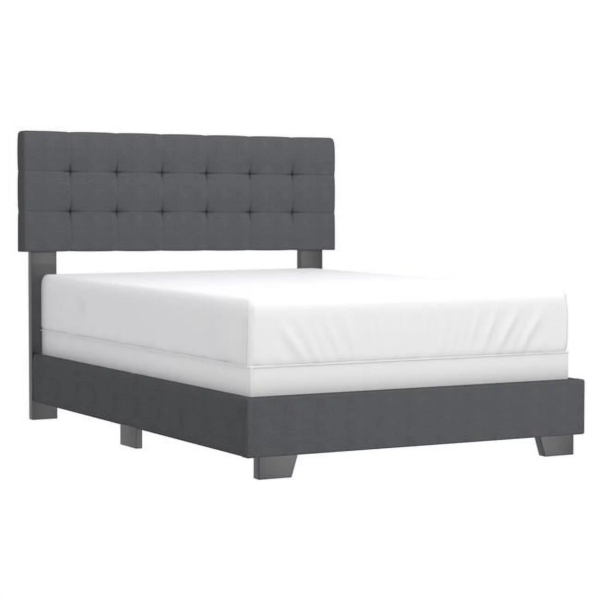 Modern Fabric Upholstered Double Bed R272033