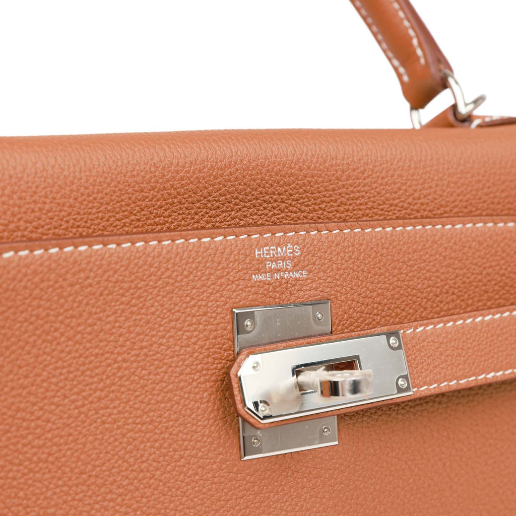 Gold 28 Togo Leather Handbag L40010