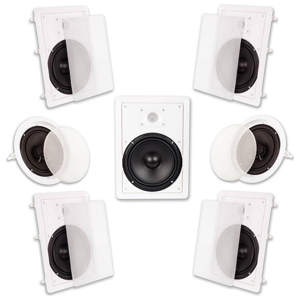 8x22 Home Theater Surround Sound 7 Speaker Set R51357