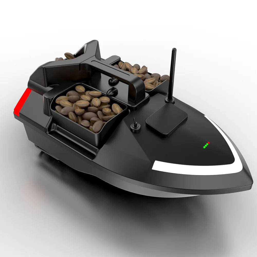 Remote Control Fishing Bait Boat Dual Motor 2KG Loading with Night Light G66488