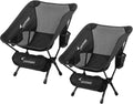 Camping Chair 2 Pack Ultralight Compact Folding Chair with Carry Bags W942192