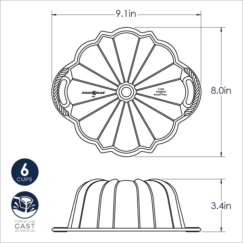 6-Cup Bundt Pan R52486