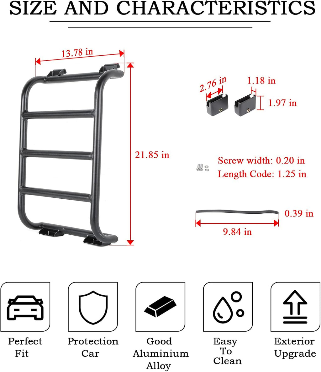 Aluminium Alloy Rear Window Ladder Car Body Functional Decoration Accessories P58957