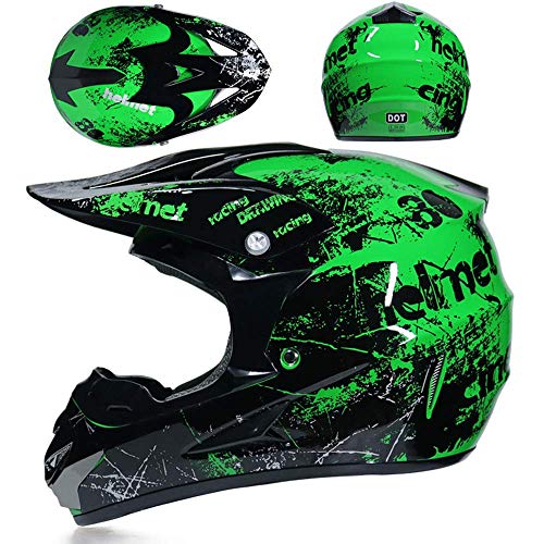 Orange Large Off-Road Motorcycle Helmet C1062