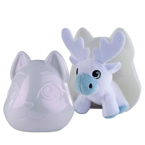 Arctic Fox Storage Toy with 1 Mystery Plush Animal Inside O7791