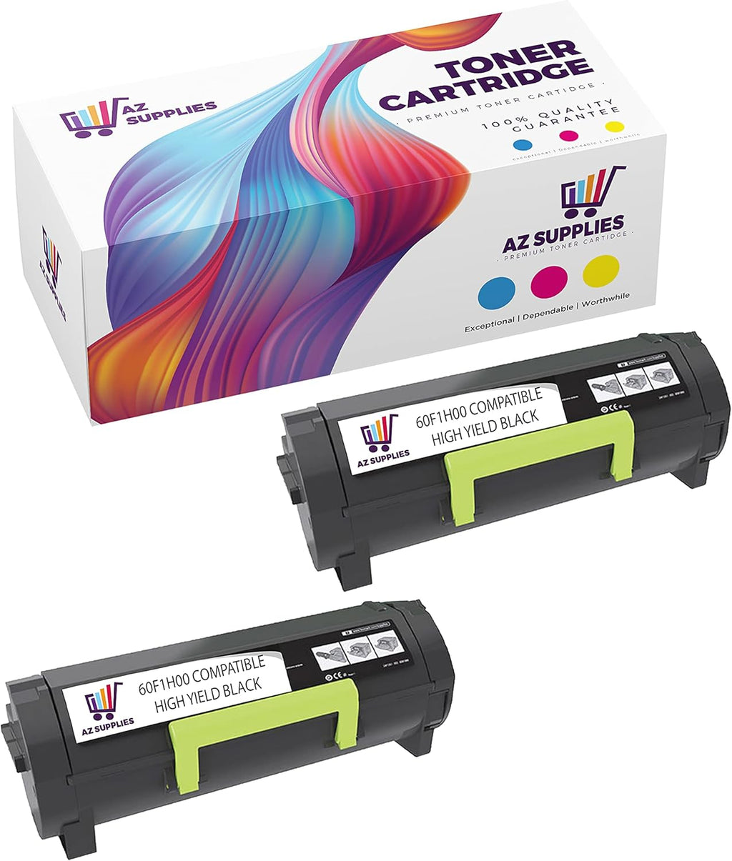 Compatible High Yield Black Toner Cartridge 2 Pack U744