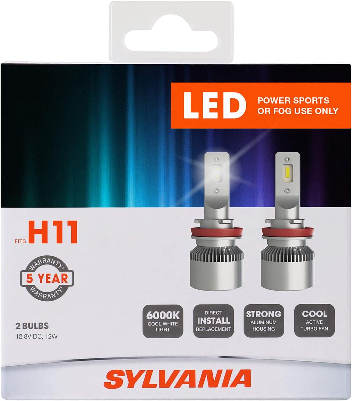 H11 LED Powersport Headlight Bulbs 2 Pack G454