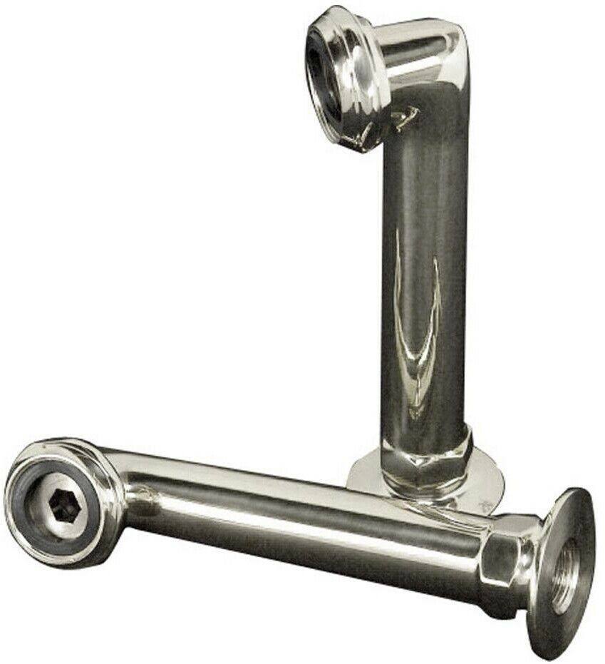 Polished Nickel Tub Rim-Mounted Faucet with Handshower M7445