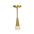 Small Marble and Metal Drink Table B808412