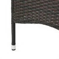 Outdoor Wicker 5 Piece Dining Set with Cushion J11162