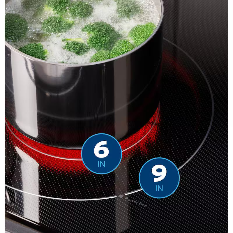 4 Element Free-Standing Electric Range in Stainless Steel K4004