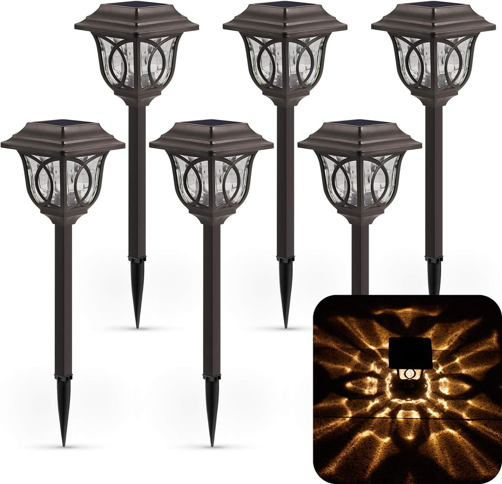 6 Pack Solar Pathway Lights X325