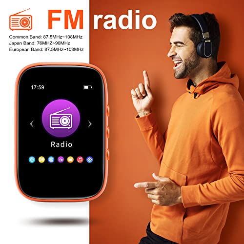 32GB Bluetooth Clip-on Mp3 Player Black N55011