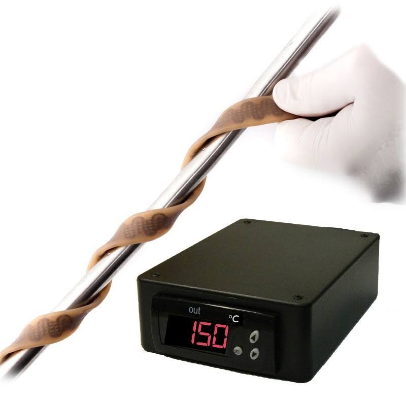 Silicone Rubber Heating Tape with Temp Controller, 1.0 in x 6 ft, 313 Watts T549