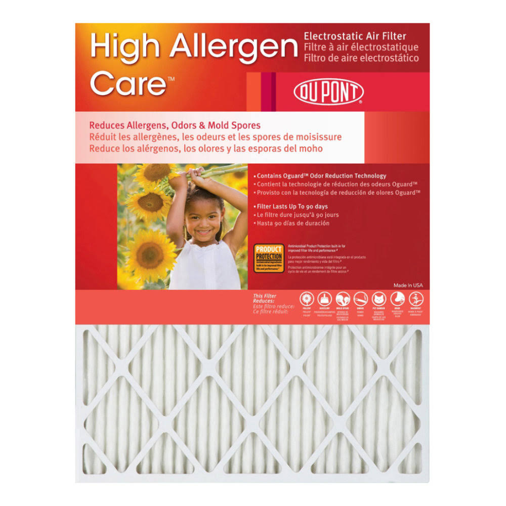 20x22H x 20x22W x 1x22D Pack of 4 Electrostatic Air Filters H485