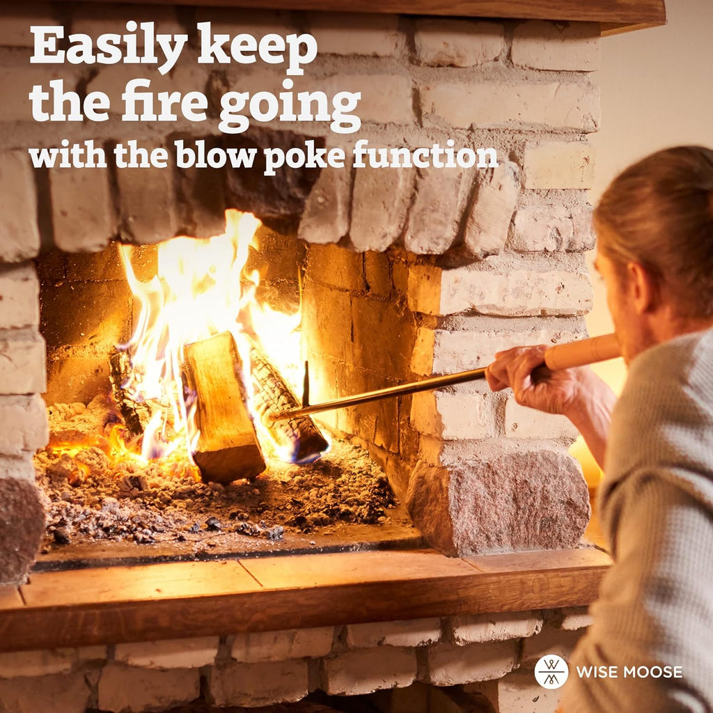 34 Inch Fire Poker with Wooden Handle F663001