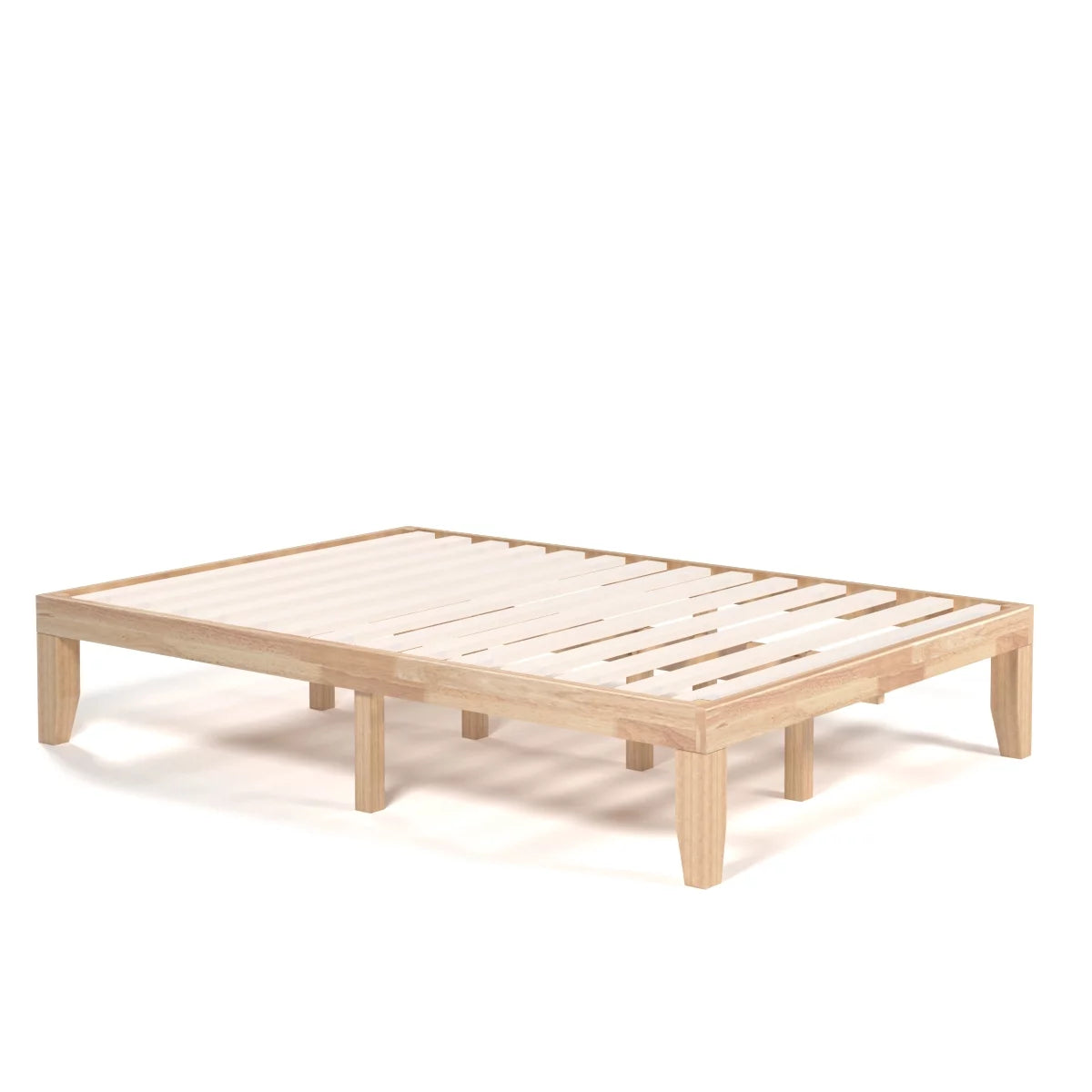 Full Size Wooden Bed Frame with Wood Slats R66530