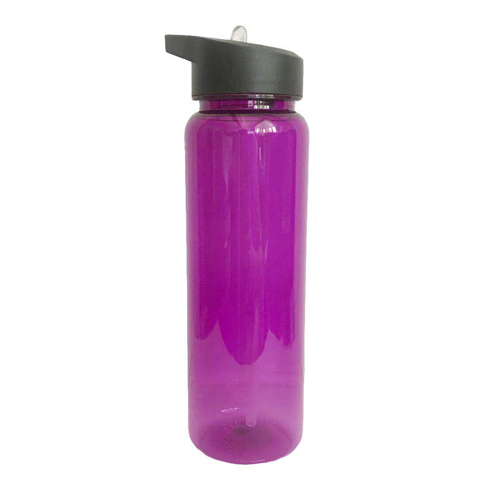 2 Pack Clear 27 oz Plastic Sports Bottle I6203