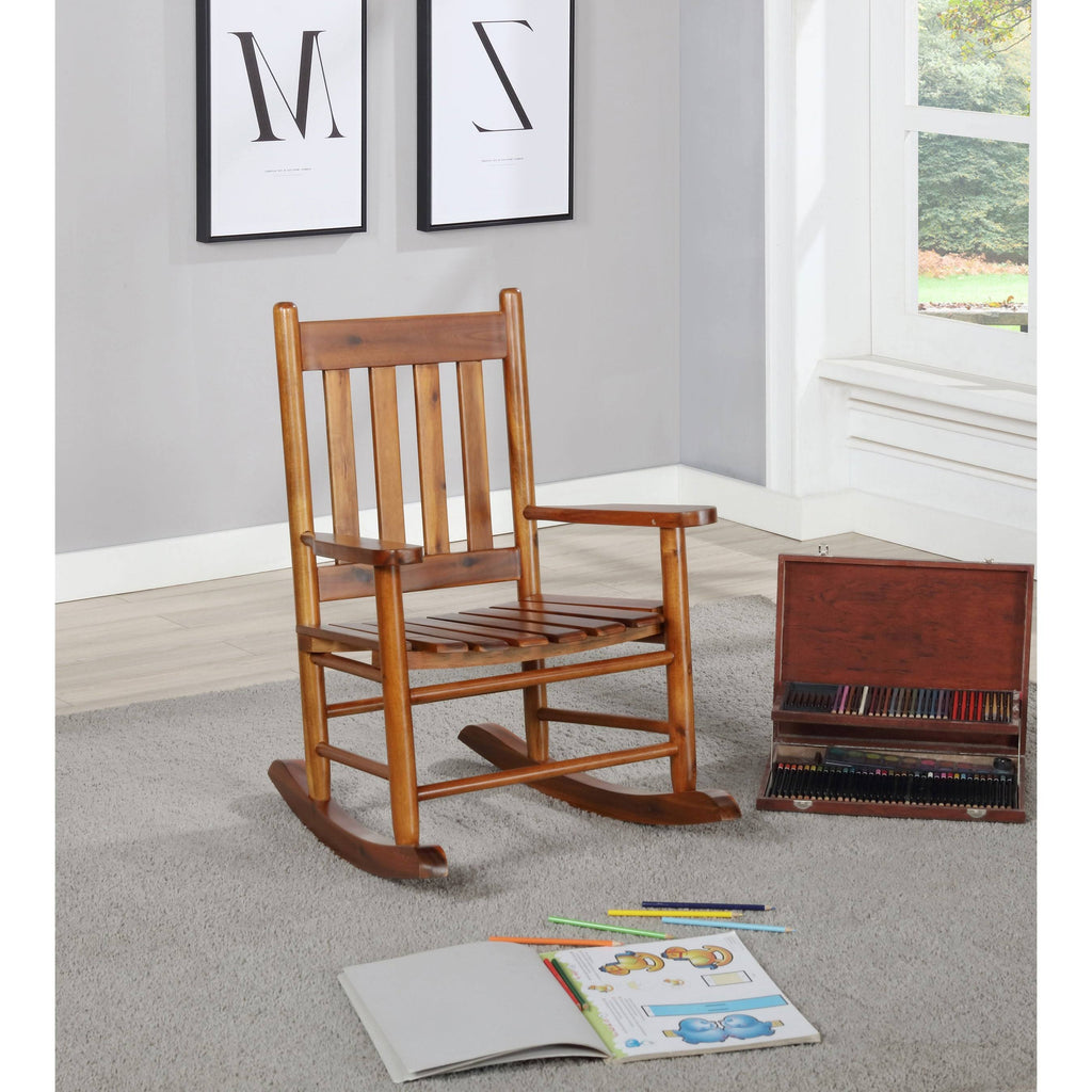 Golden Brown Youth Rocking Chair F717
