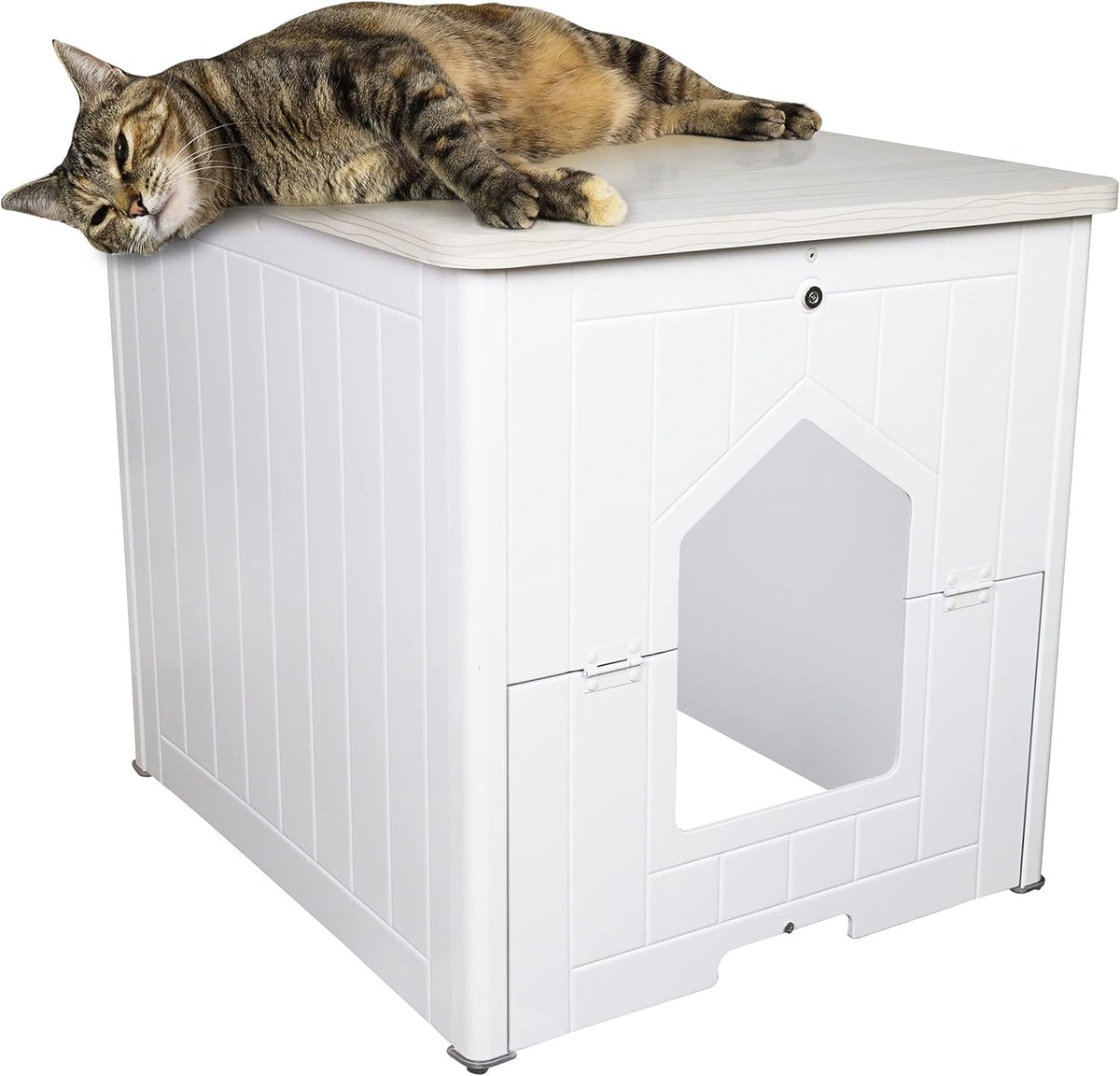 Enclosed Cat Litter Box Furniture C8926