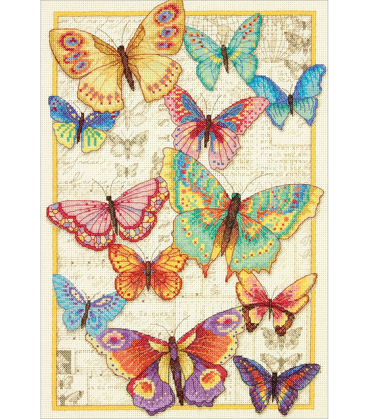 Butterfly Counted Cross Stitch Kit P195