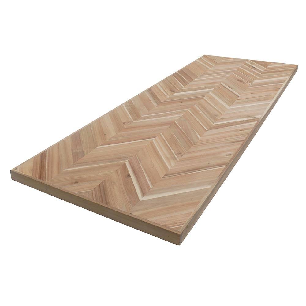 Brown Acacia Butcher Block Kitchen Countertop S981896
