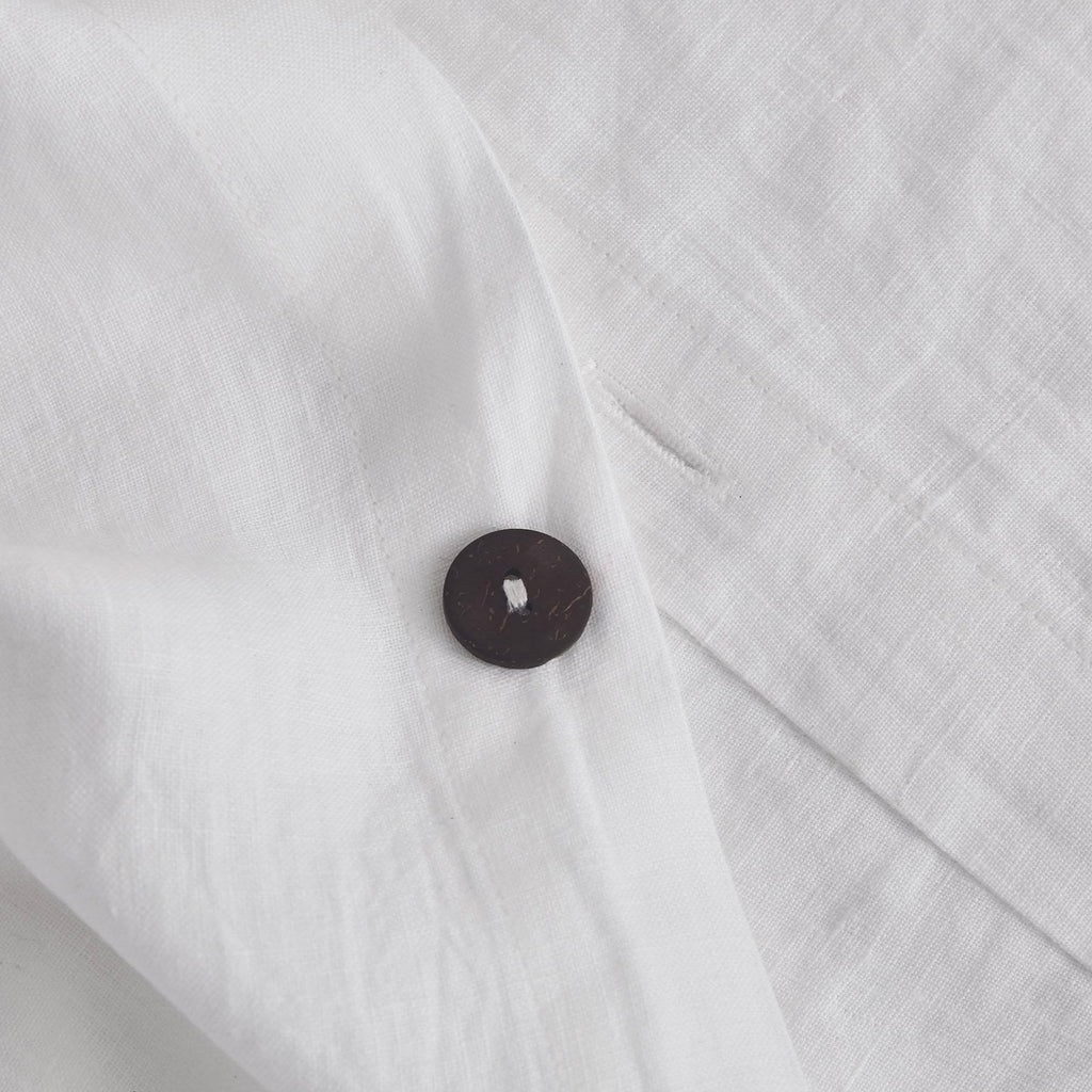 California King French Linen Duvet Cover J338