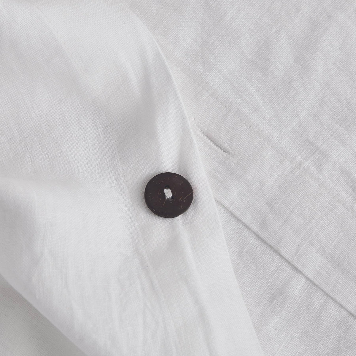 California King French Linen Duvet Cover J338