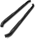 3” Texture Black Side Bars for Toyota Tacoma Double Cab Truck B11552