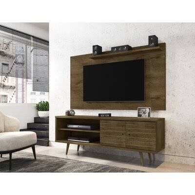 Rustic Brown Entertainment Center M11358