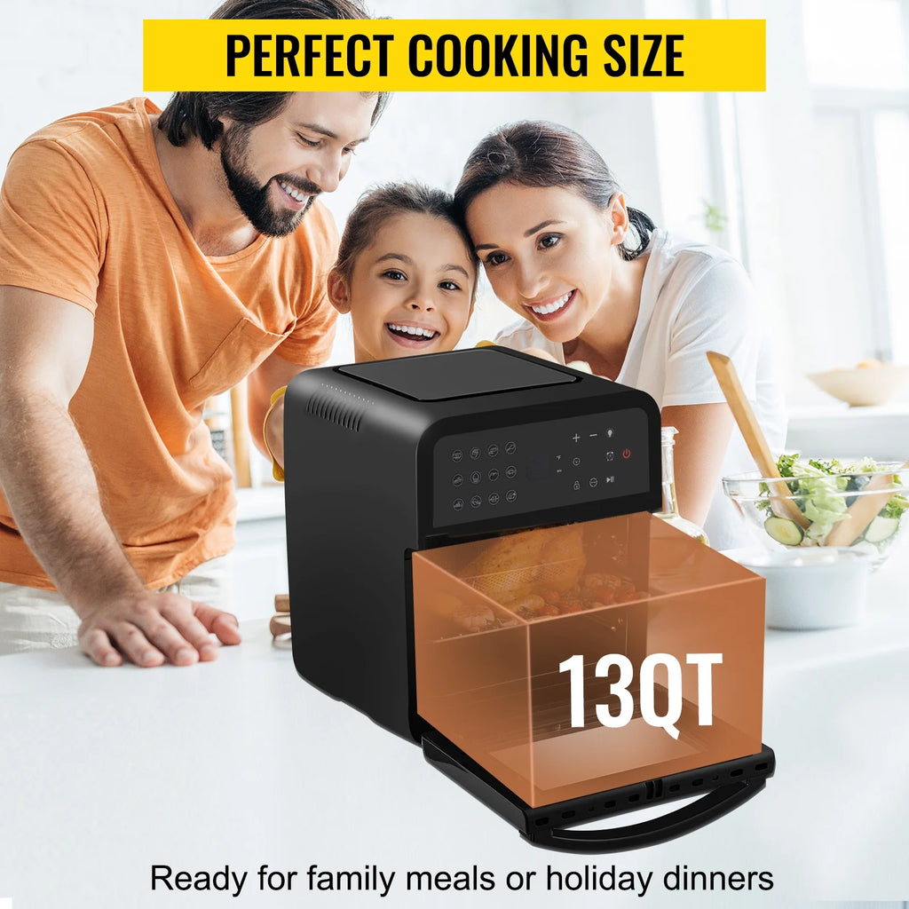 13QT 1700W Convection Toaster Pizza Oven J833721